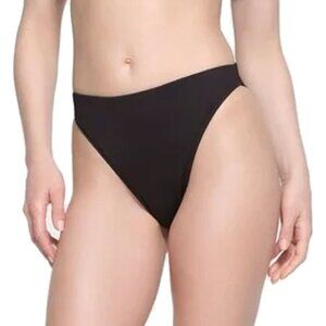 NWOT Skims High Leg Recycled Bikini Swim Bottom S Onyx
